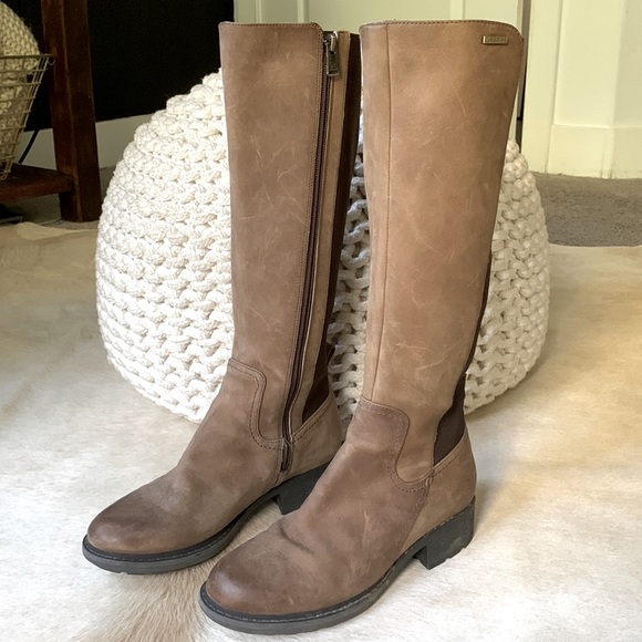 Rockport Shoes - ROCKPORT Brown LEATHER Tall BOOTS
